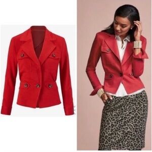 CAbi Little Red Vibrant Jacket
